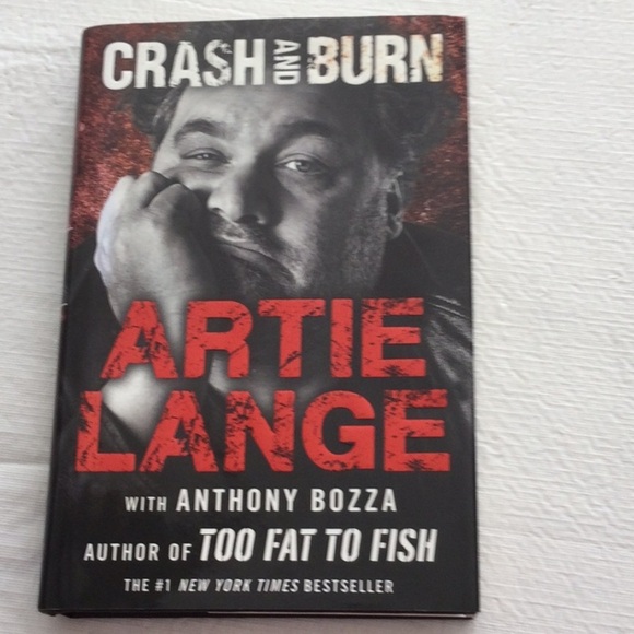 Crash and Burn by Artie Lange - Black and Red Cover - Picture 1 of 3